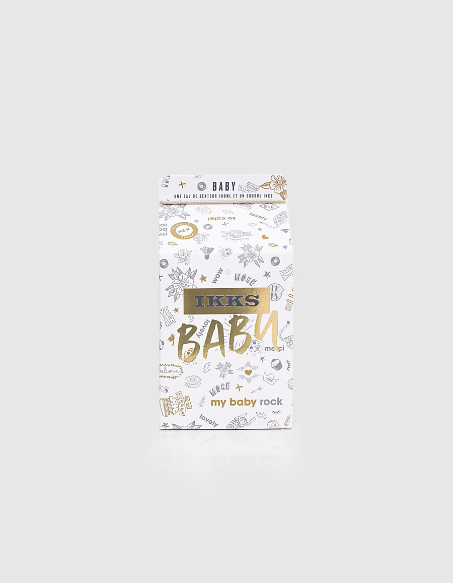 set regalo di profumi per bambini con diffusore grigio e bianco da 100 ml