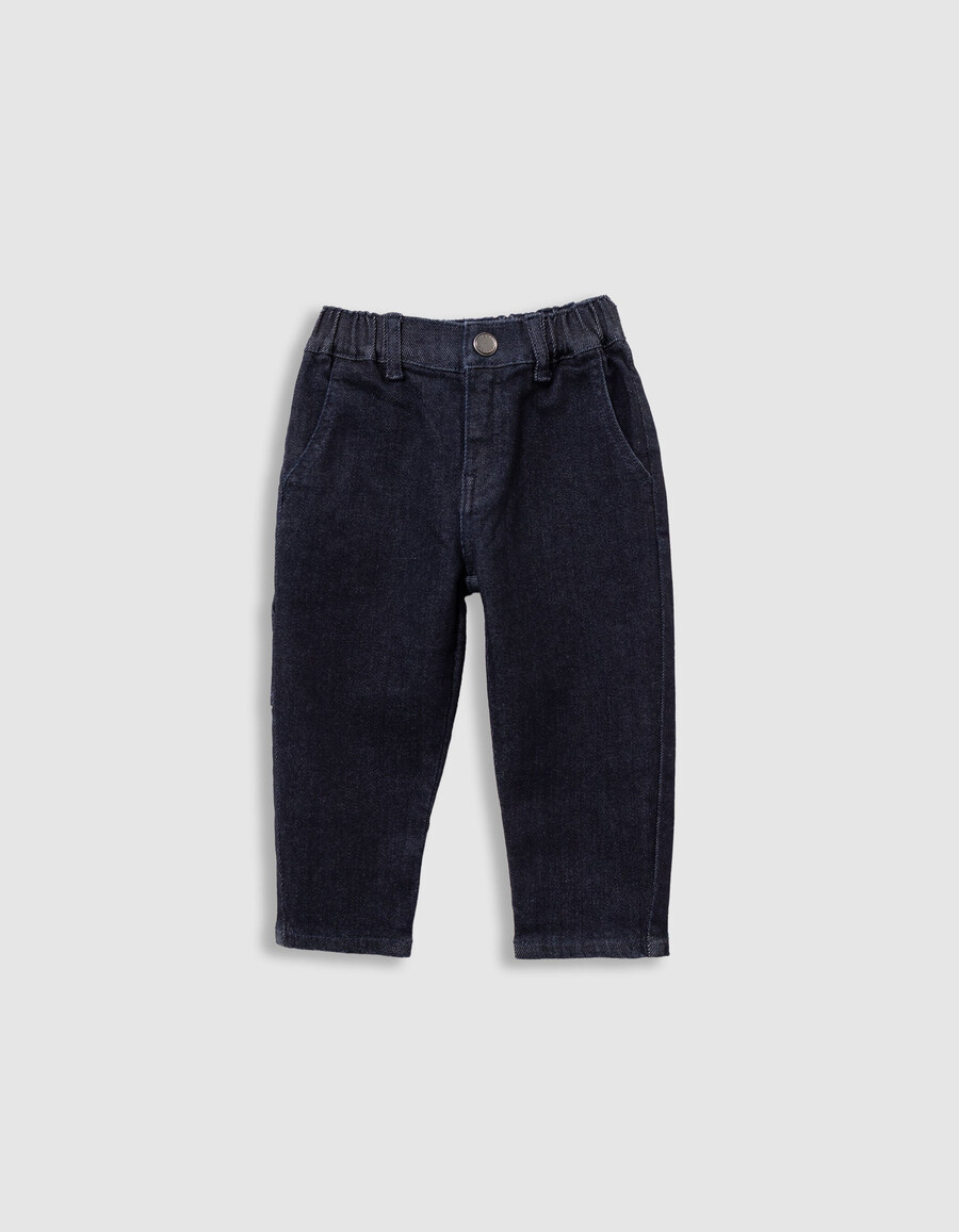 jeans da carpentiere grezzi da neonato