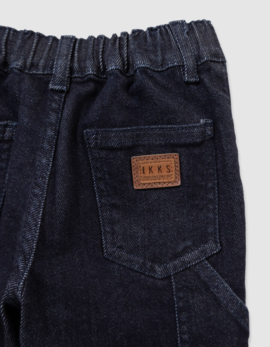 jeans da carpentiere grezzi da neonato