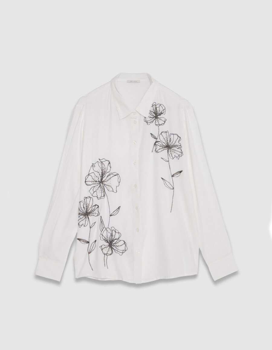 camicia ricamata per donna