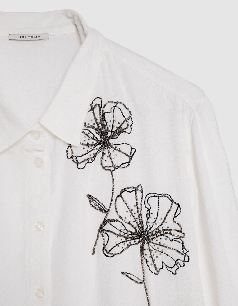 camicia ricamata per donna