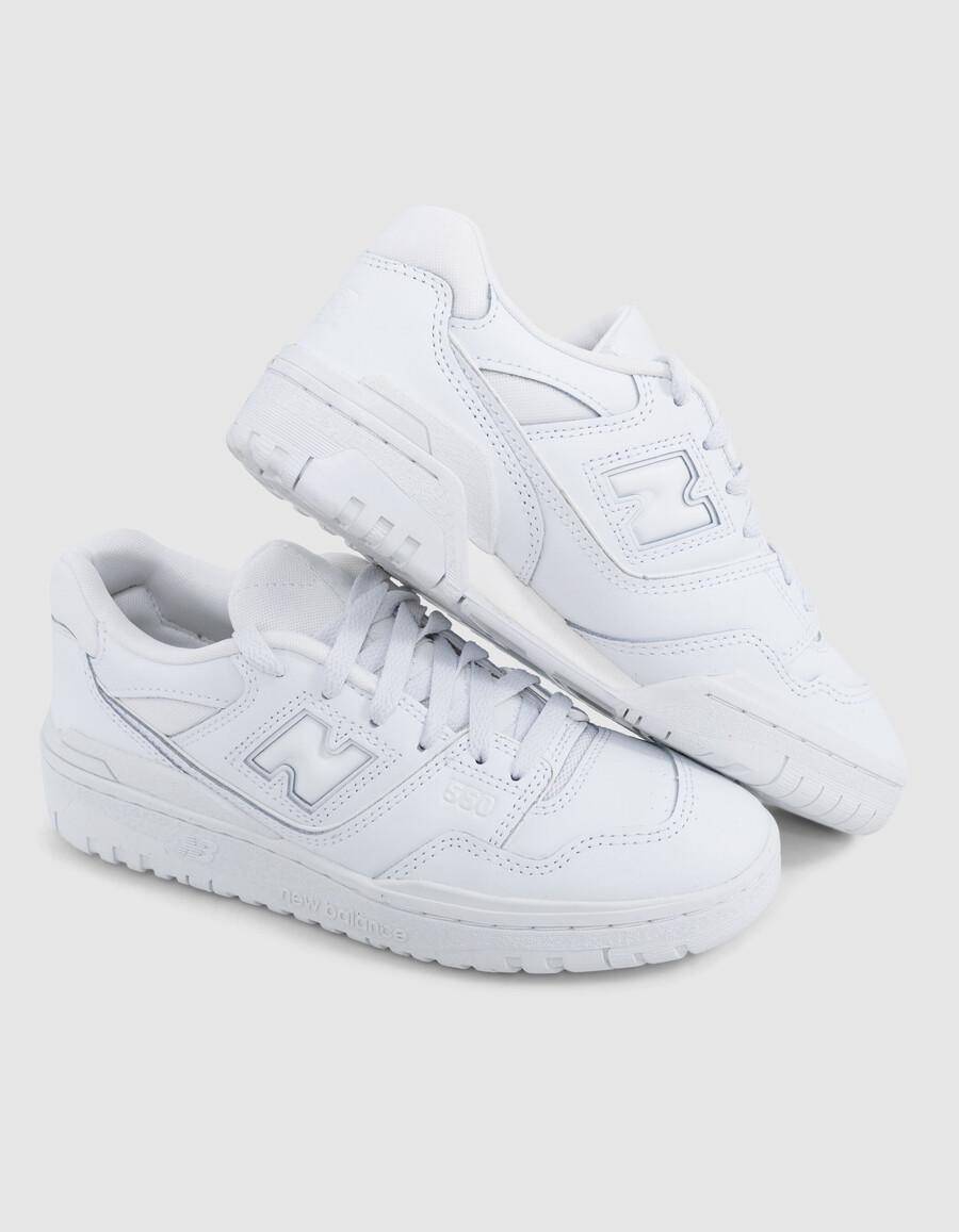 scarpe da ginnastica bianche new balance 550 da bambina