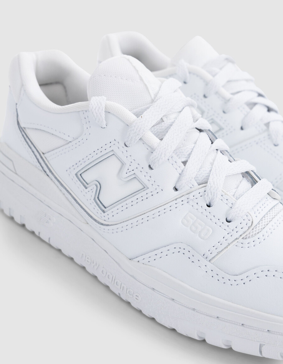 scarpe da ginnastica bianche new balance 550 da bambina