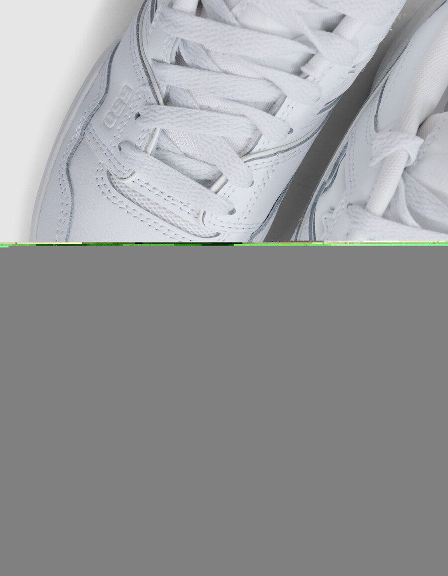 scarpe da ginnastica bianche new balance 550 da bambina