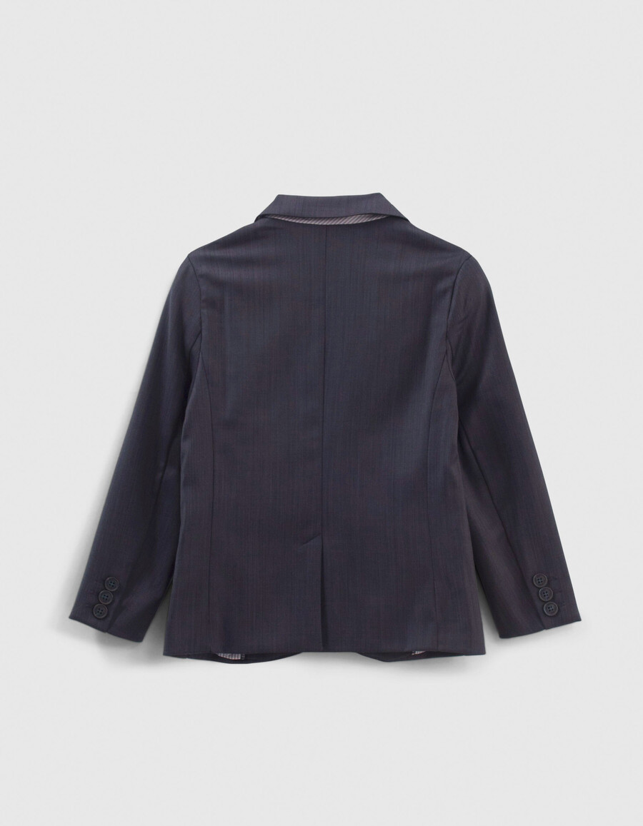 giacca da abito blu navy per ragazzi