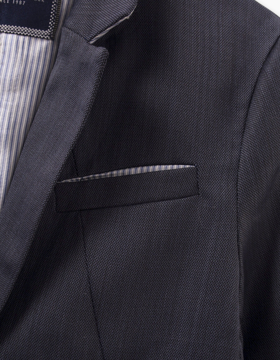 giacca da abito blu navy per ragazzi