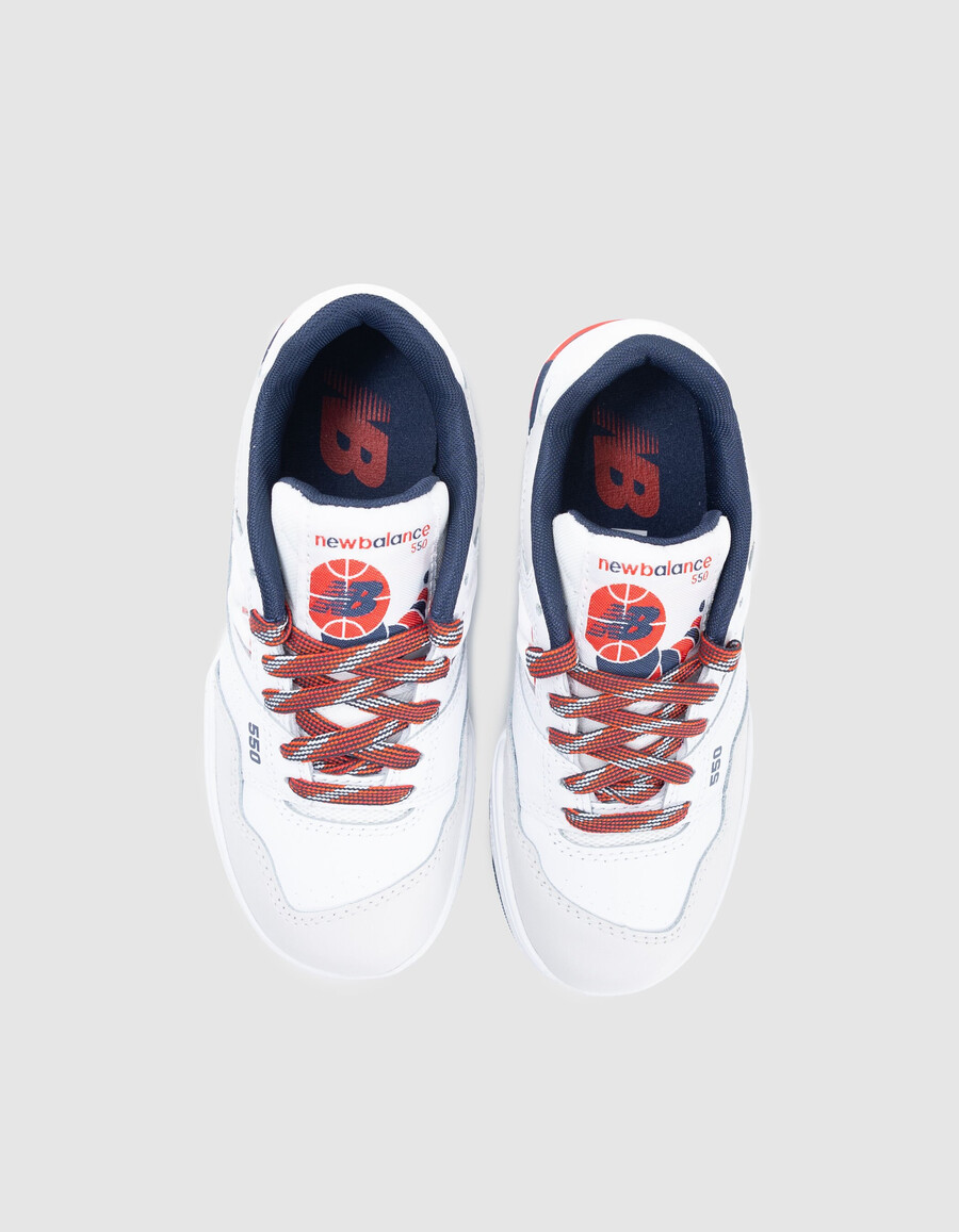 scarpe da ginnastica new balance 550 tricolor da ragazzo