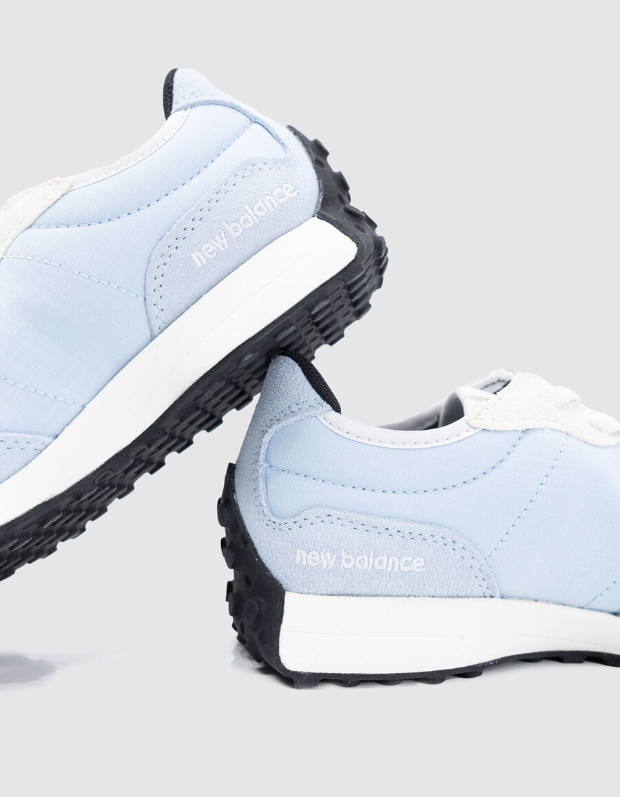 scarpe da ginnastica blu new balance 327 da bambina