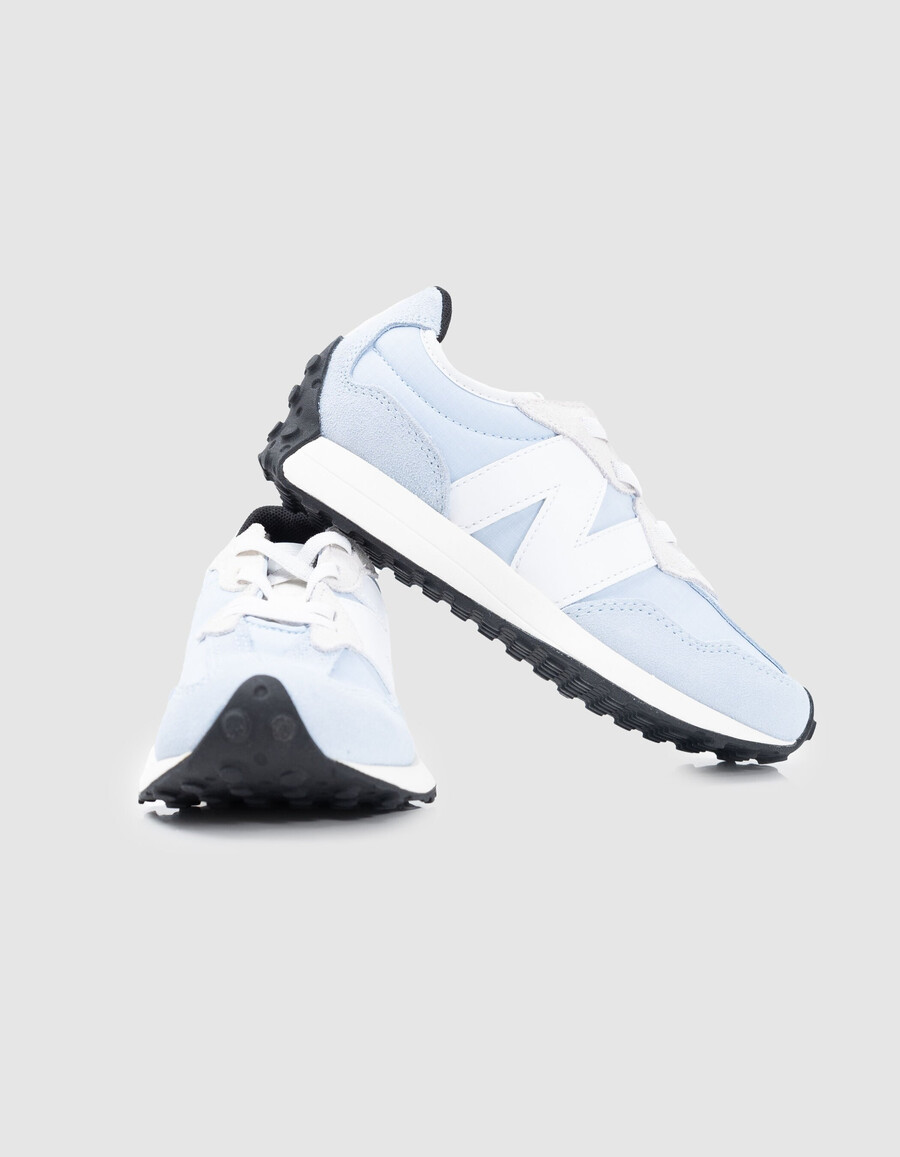 scarpe da ginnastica blu new balance 327 da bambina