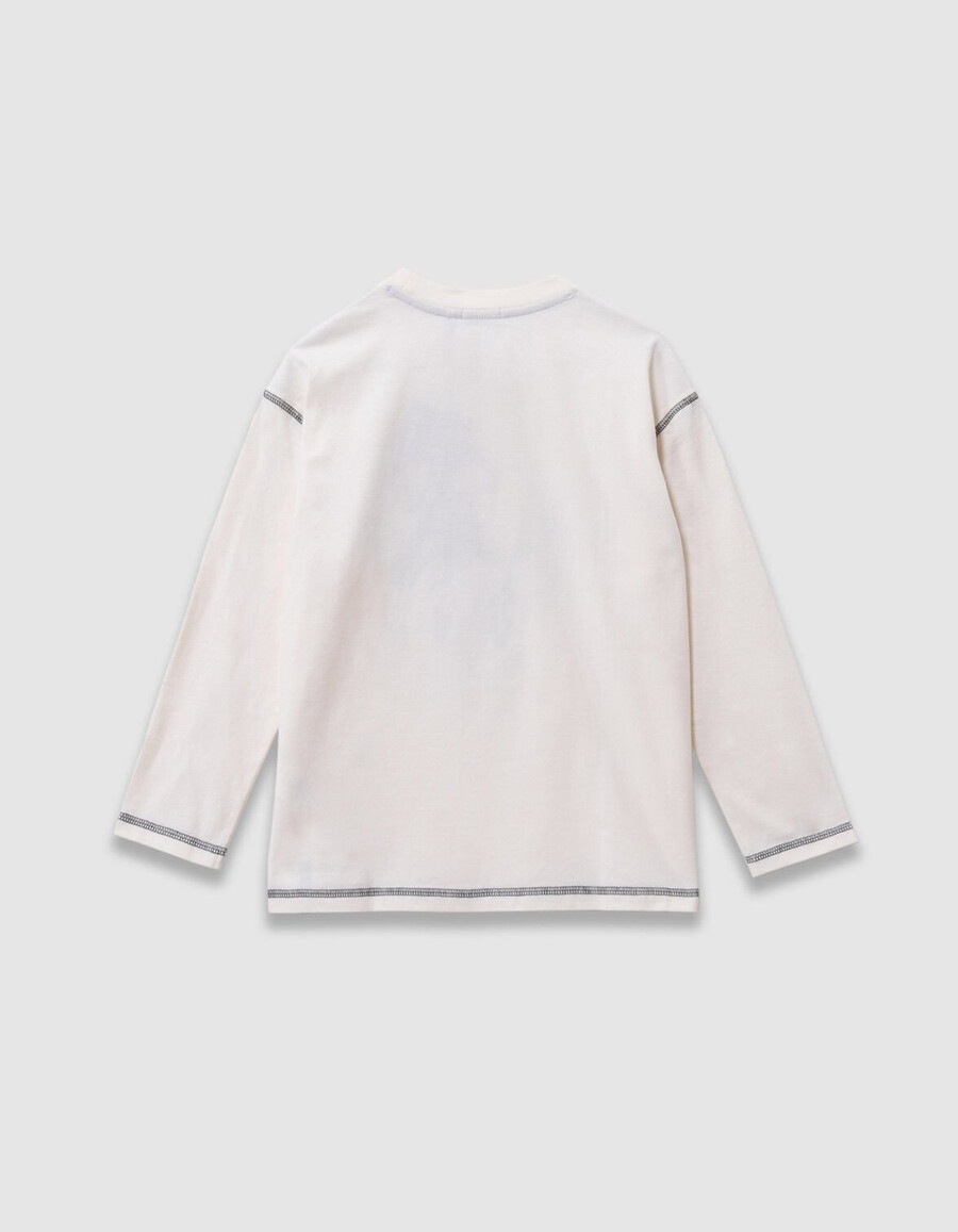 maglietta bianca in cotone biologico per bambini harry potter