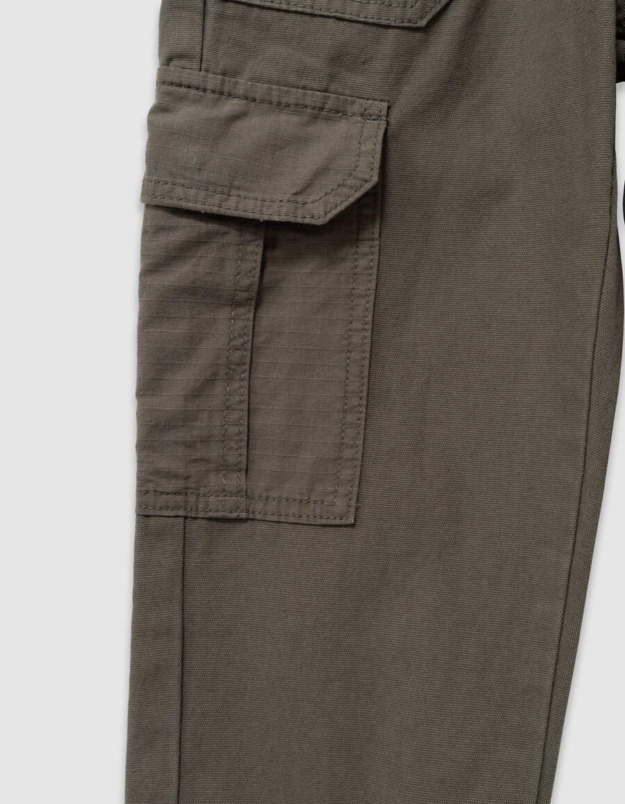 pantaloni da jogging larghi color cachi per ragazzi