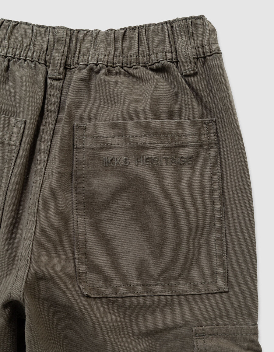 pantaloni da jogging larghi color cachi per ragazzi