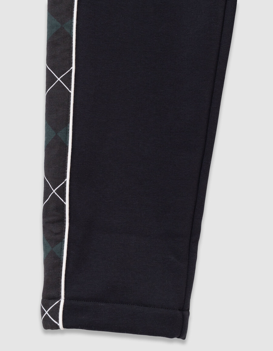 pantaloni verdi di harry potter per bambini con lati a quadri