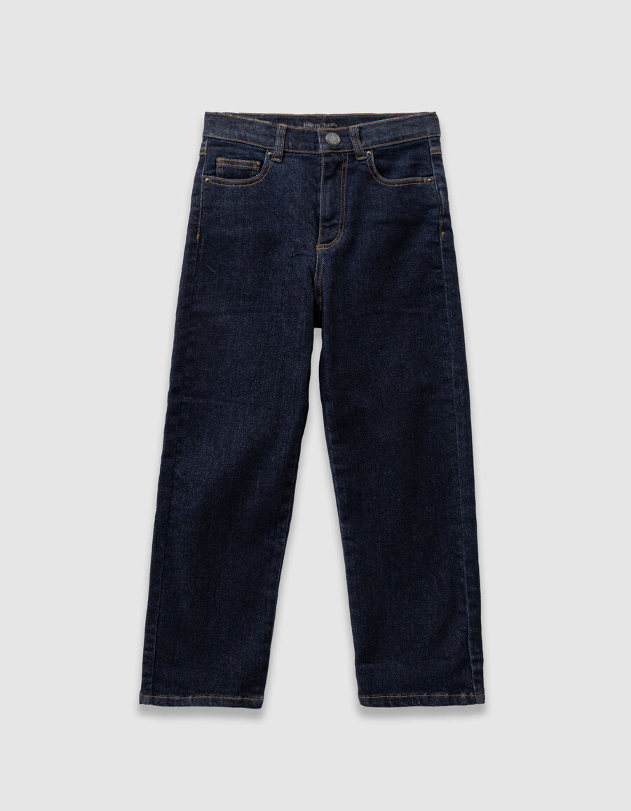 jeans larghi grezzi da ragazzo