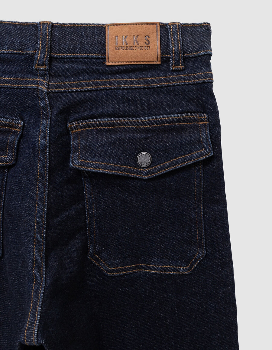 jeans larghi grezzi da ragazzo