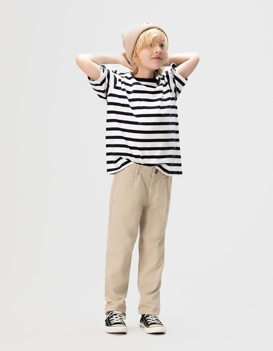 pantaloni chino beige da bambino