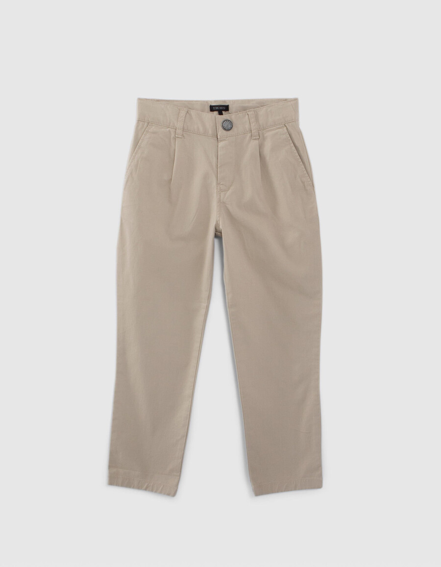 pantaloni chino beige da bambino