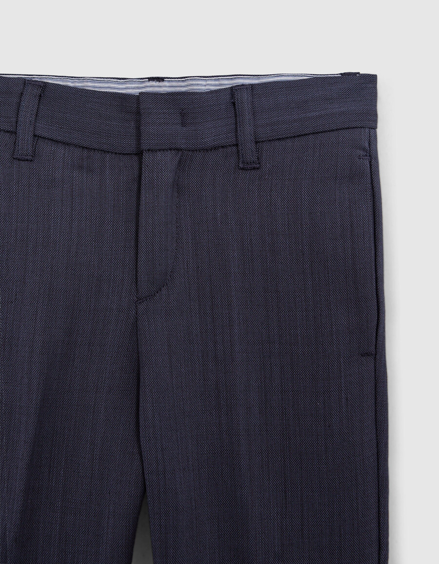 pantaloni in maglia blu navy per ragazzi