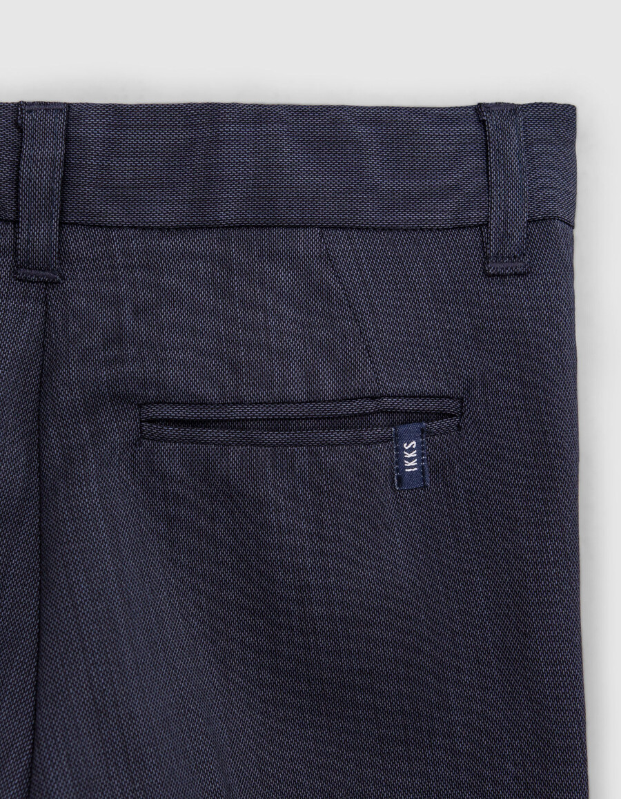 pantaloni in maglia blu navy per ragazzi