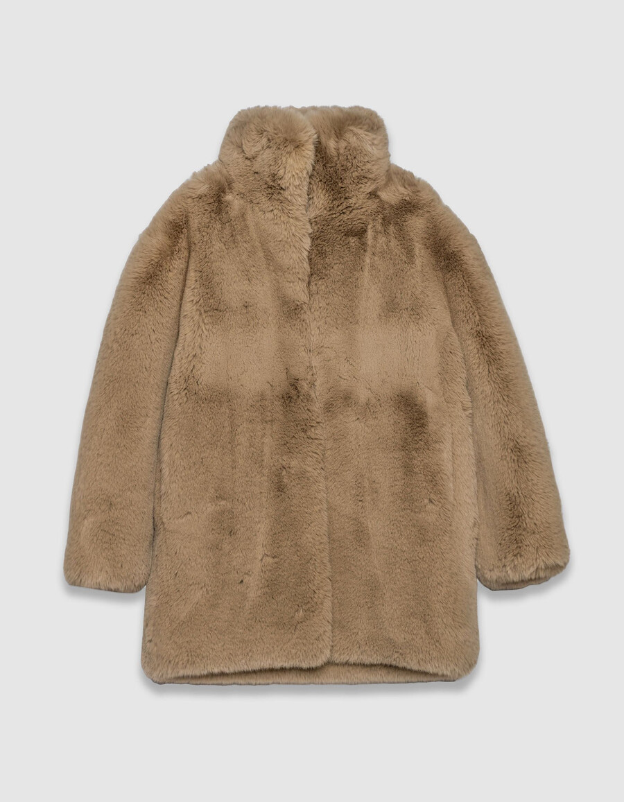 cappotto oversize beige da donna