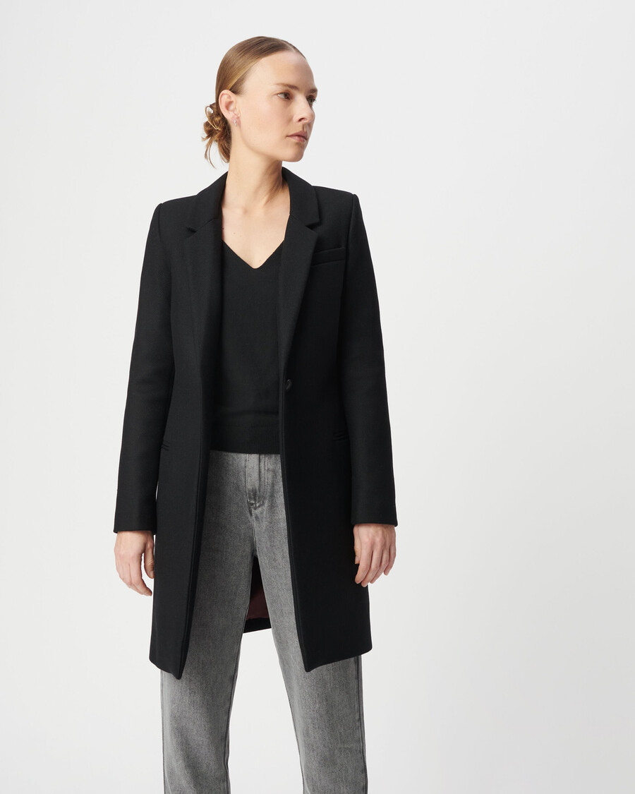 cappotto con cappuccio da donna