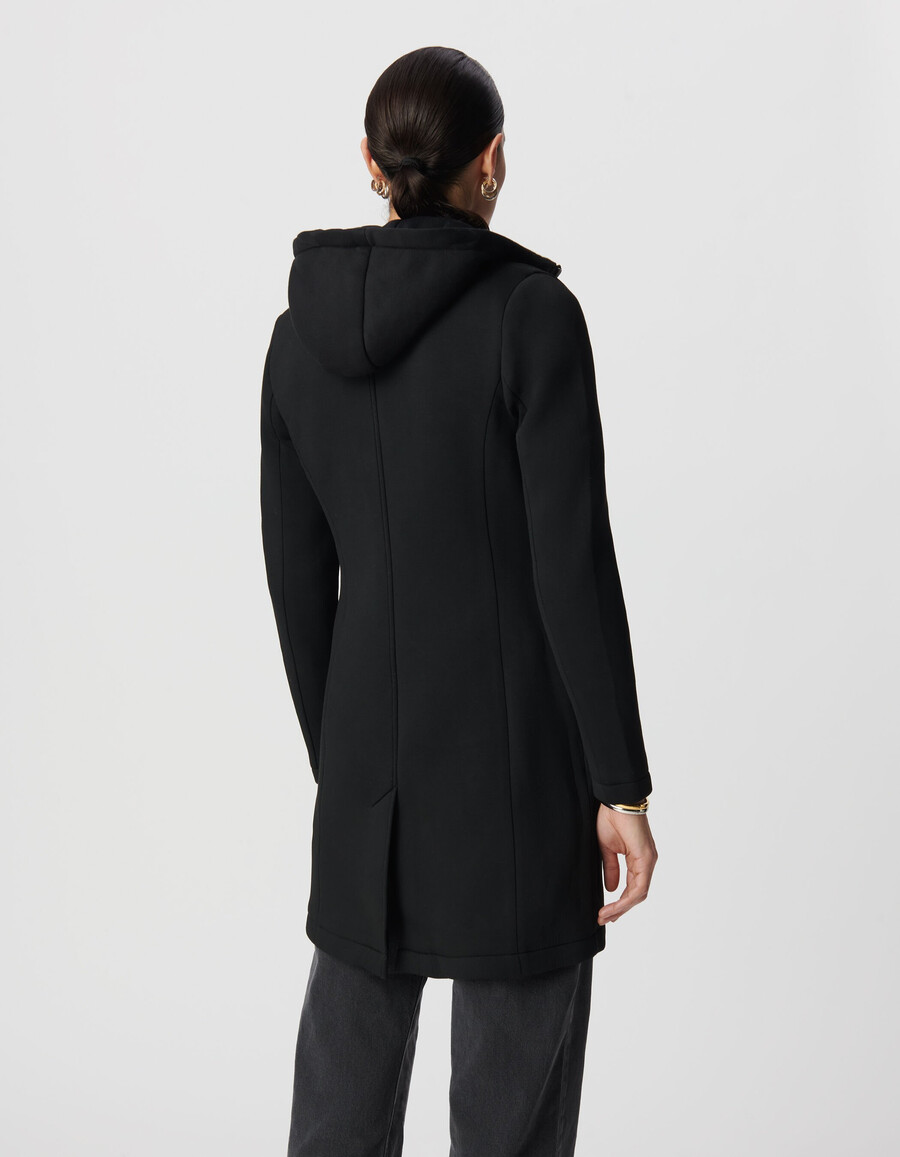 cappotto in neoprene da donna