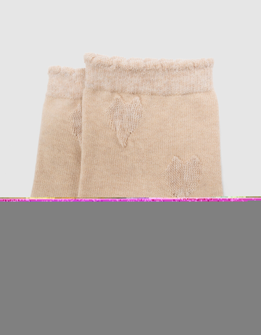 calzini beige neri e grigi per bambine
