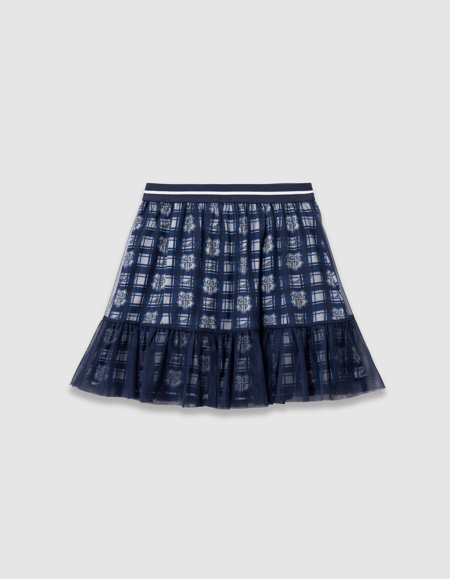 gonna in tulle misto blu navy di harry potter per bambine