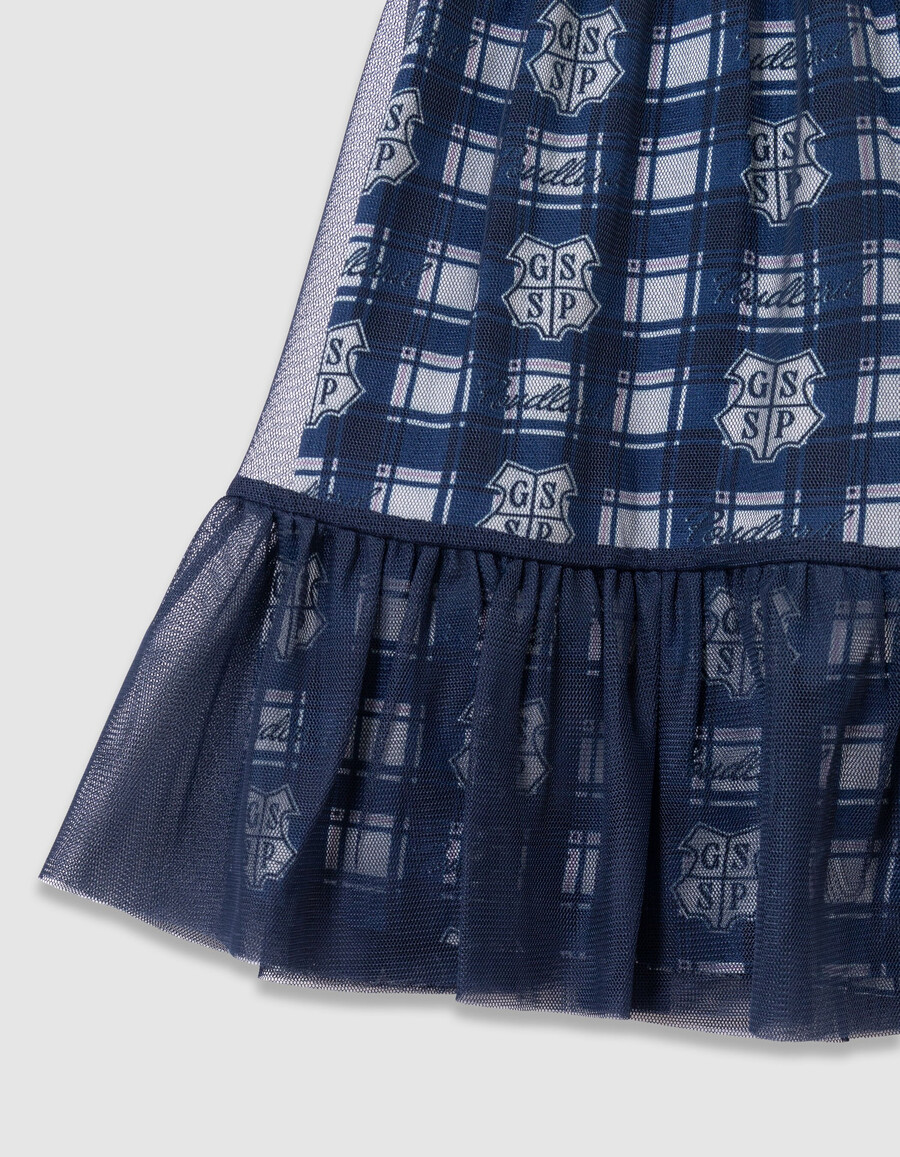 gonna in tulle misto blu navy di harry potter per bambine
