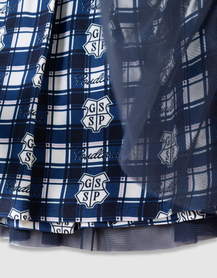 gonna in tulle misto blu navy di harry potter per bambine