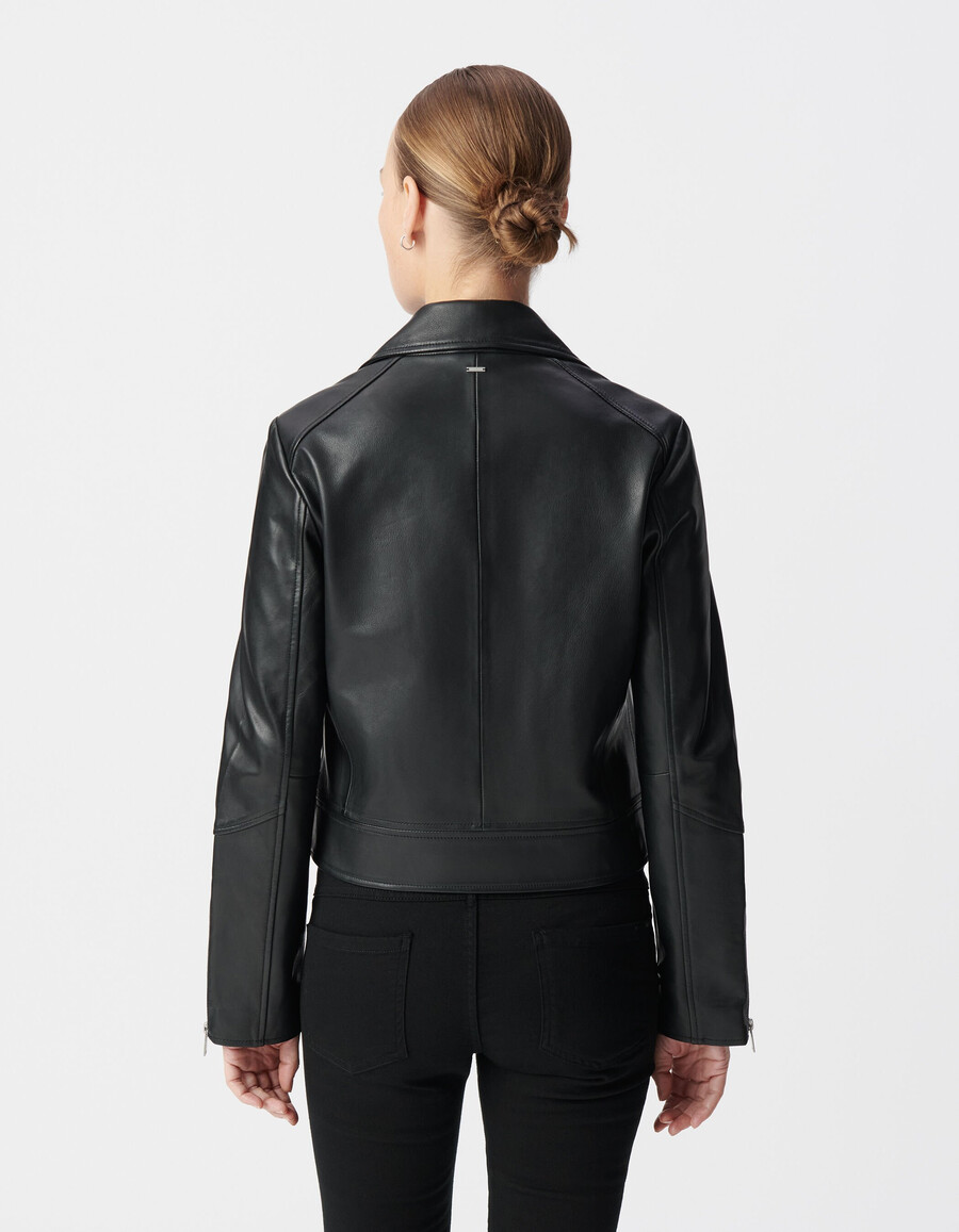 giacca in pelle da donna