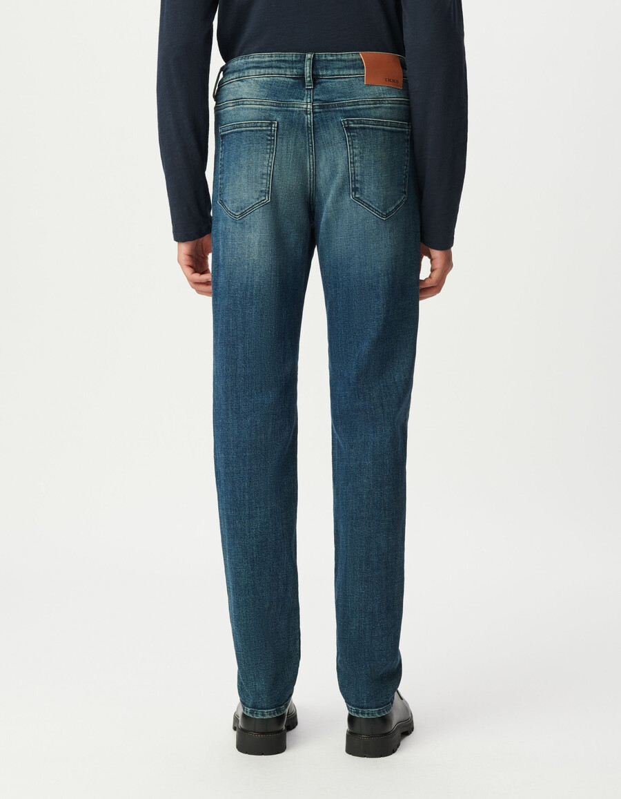 jeans slim bruce blu da uomo