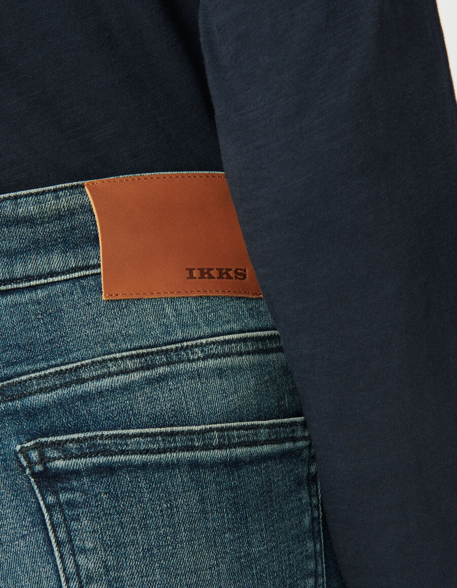 jeans slim bruce blu da uomo