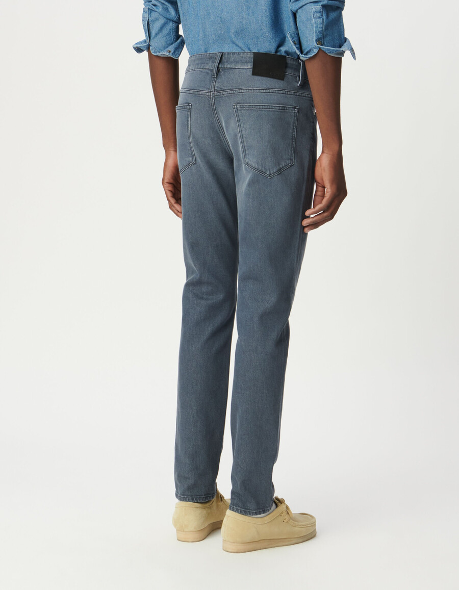 jeans slim grigi e blu da uomo