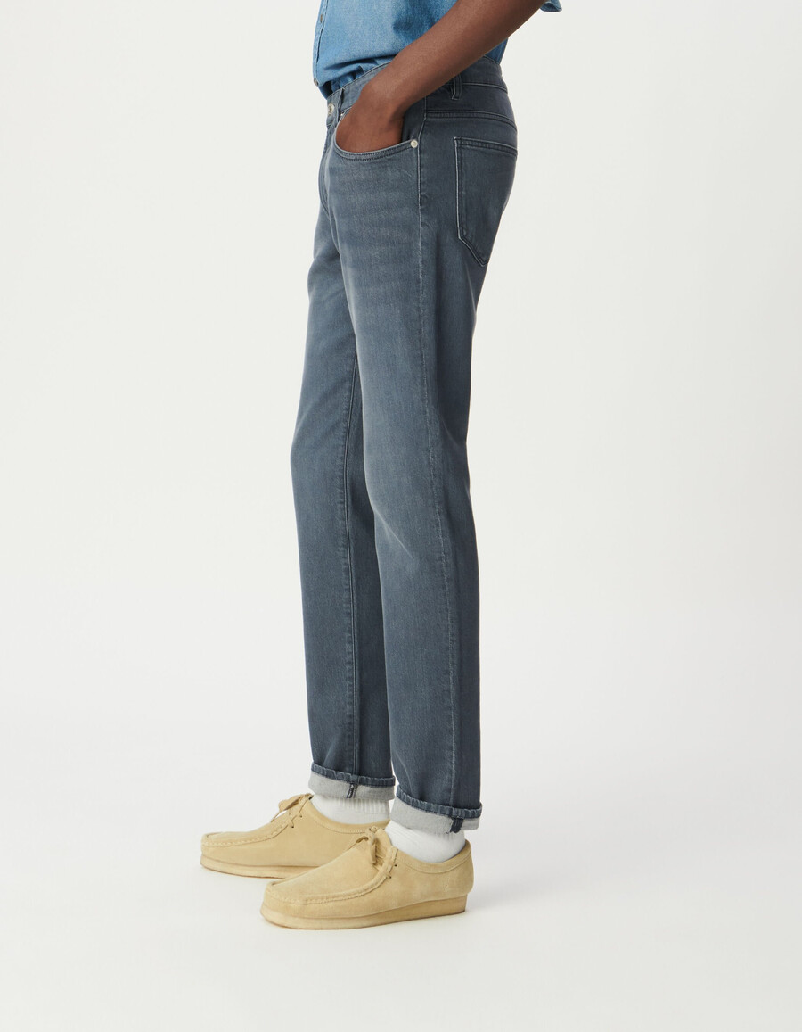 jeans slim grigi e blu da uomo
