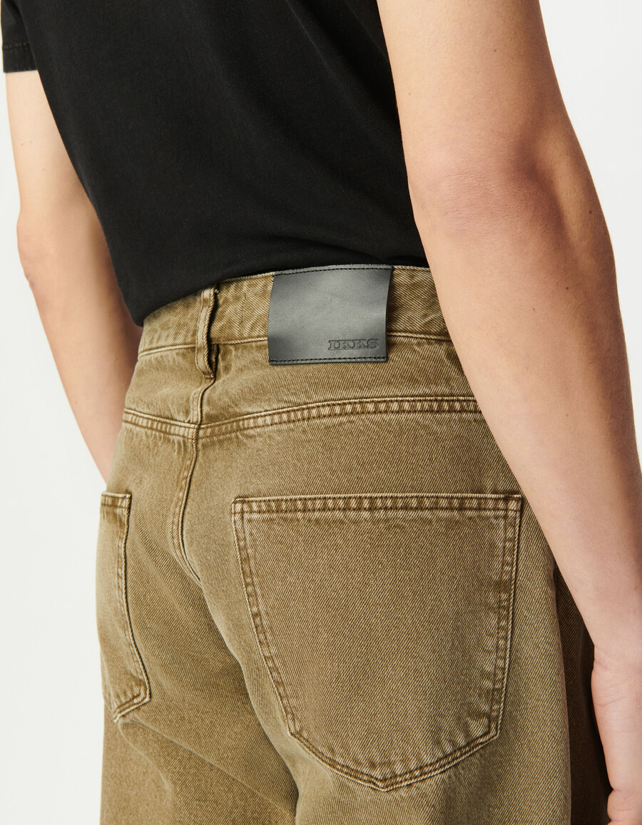 jeans dritti niel color cachi da uomo