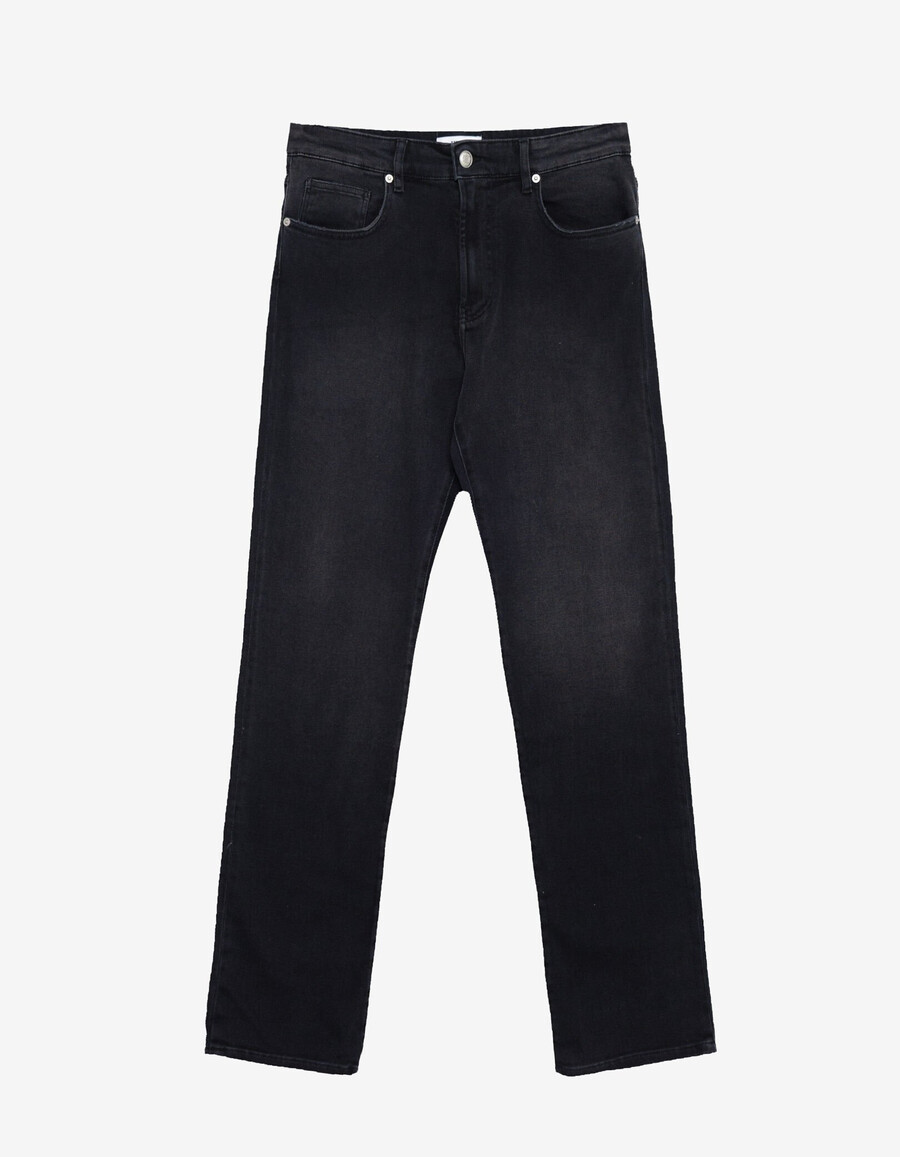 jeans dritti grigi serge da uomo