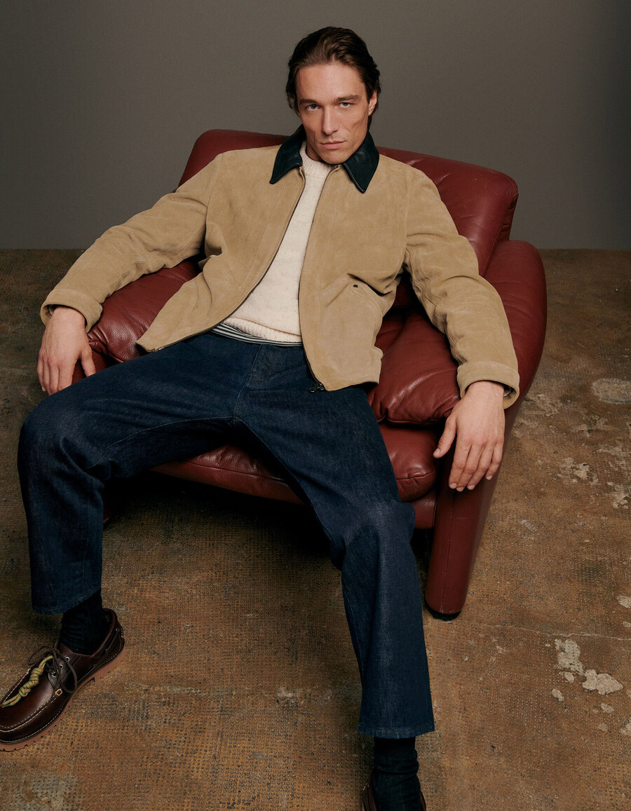 jeans corti gaucho blu da uomo