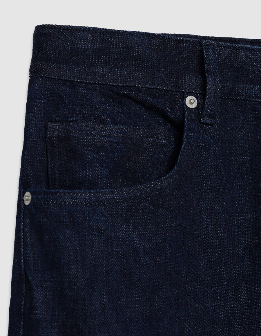 jeans corti gaucho blu da uomo