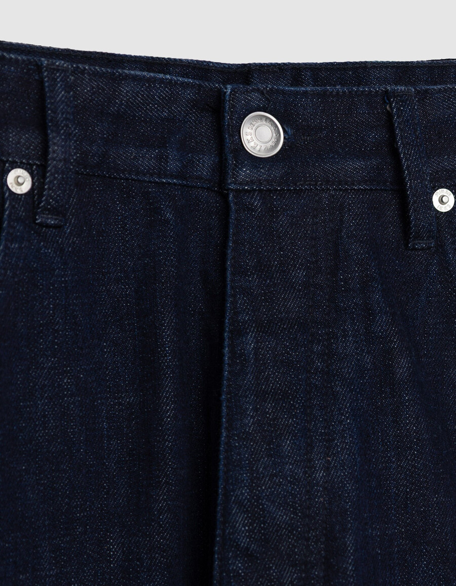 jeans corti gaucho blu da uomo