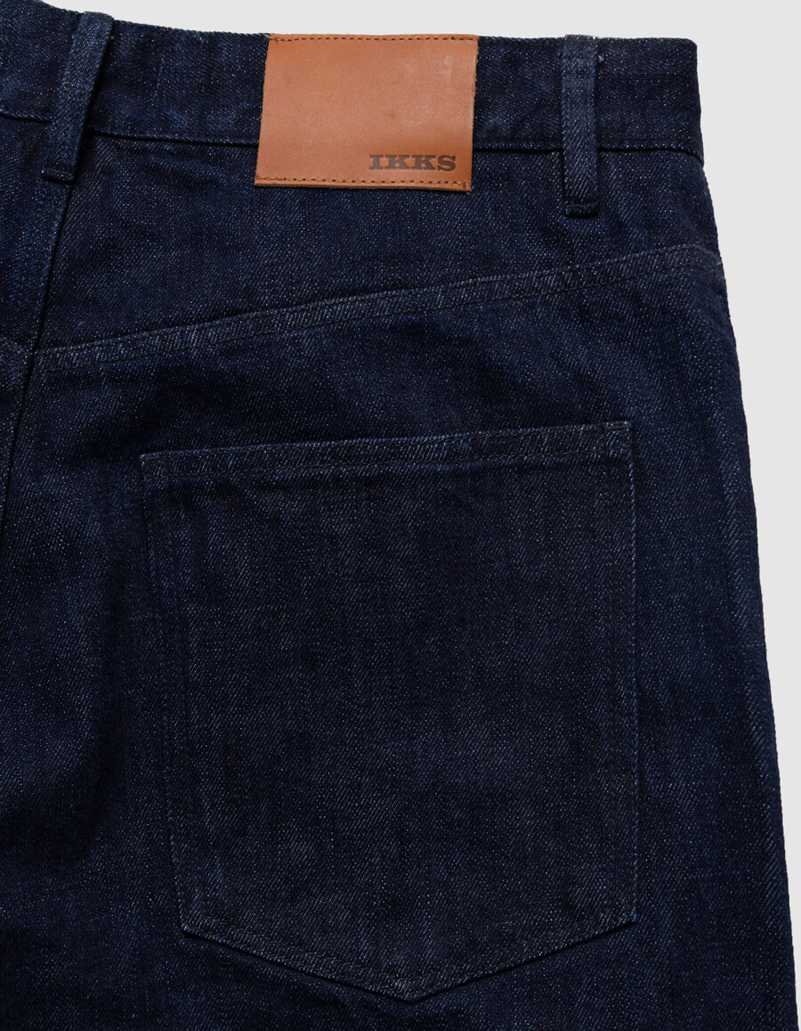jeans corti gaucho blu da uomo