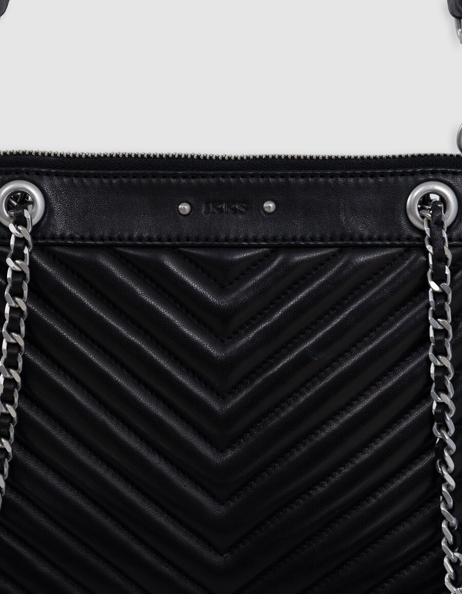 borsa a mano da donna 1440 reporter in pelle nera