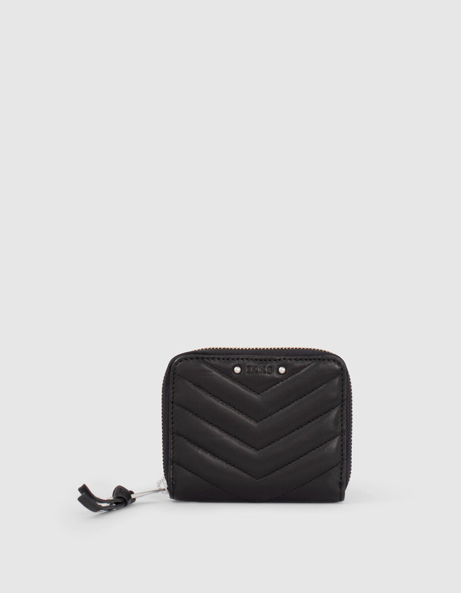 portafoglio da donna in pelle trapuntata mini compagnon 1440