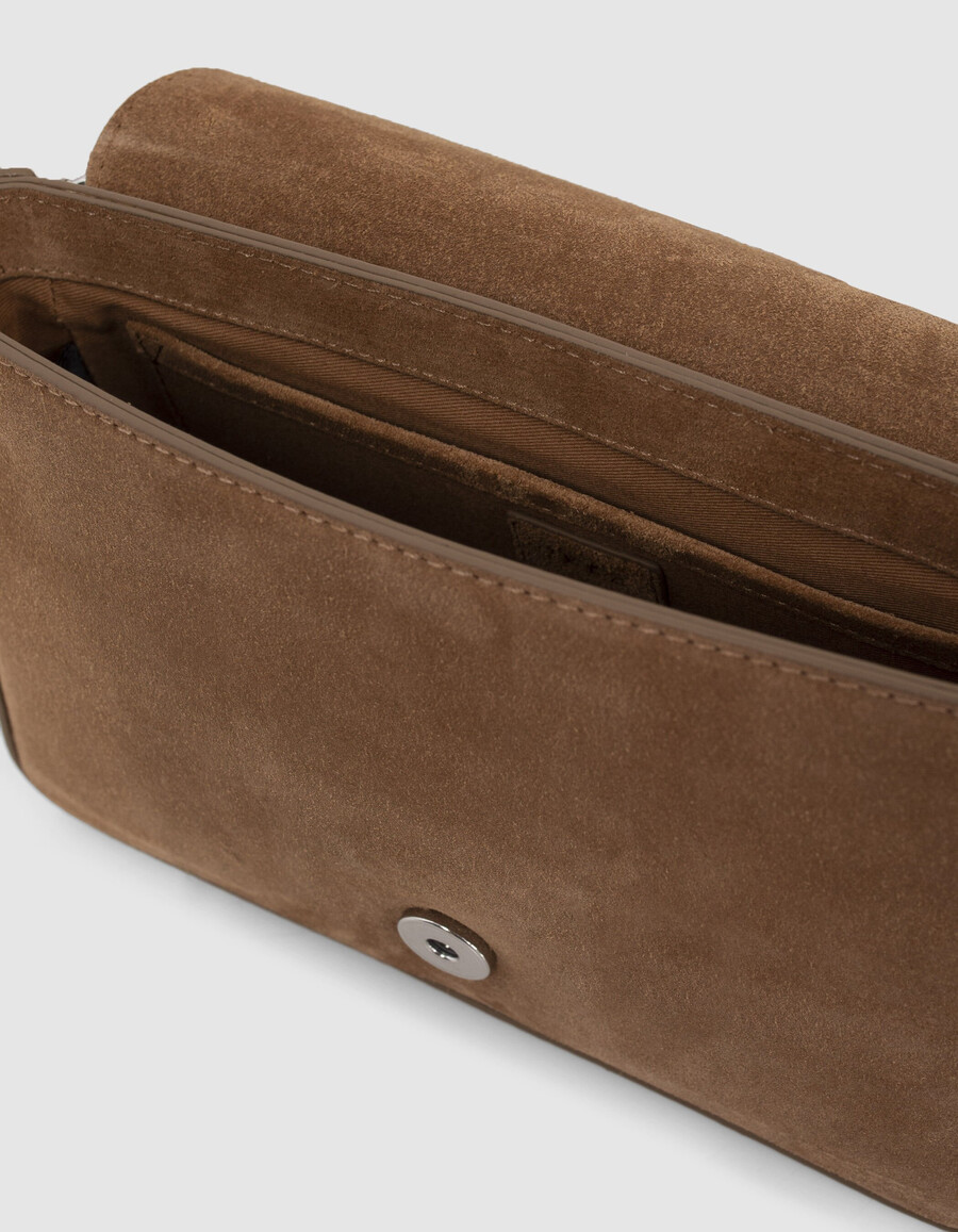 la borsa the 111 staten island camel leather velour da donna