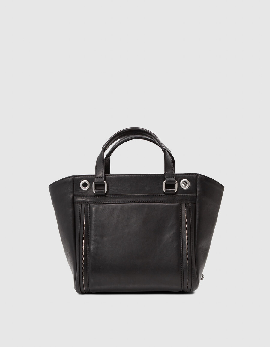 borsa 1440 pelle nera taglia m donna