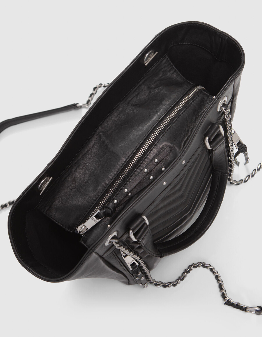 borsa 1440 pelle nera taglia m donna