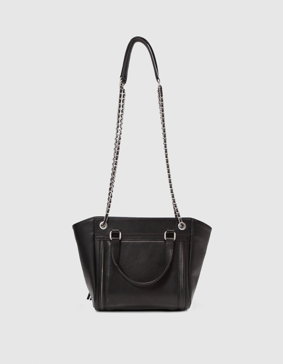 borsa 1440 pelle nera taglia m donna