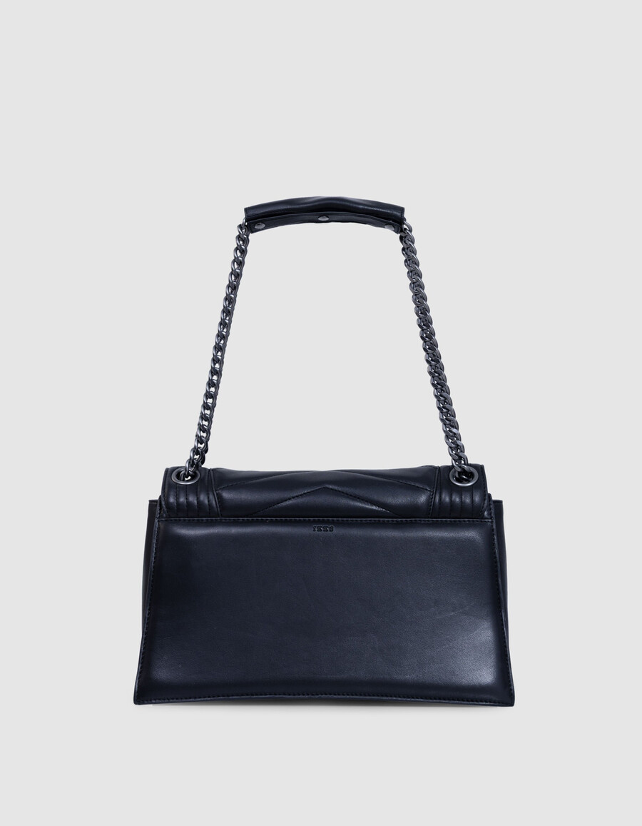 la 1. borsa in pelle trapuntata nera taglia l da donna