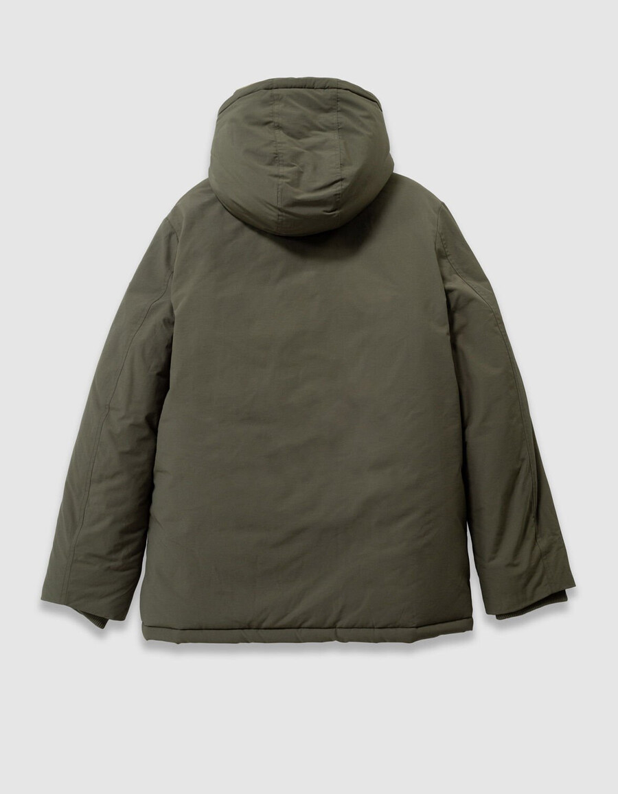 parka kaki 3 in 1 e giacca imbottita reversibile per bambini