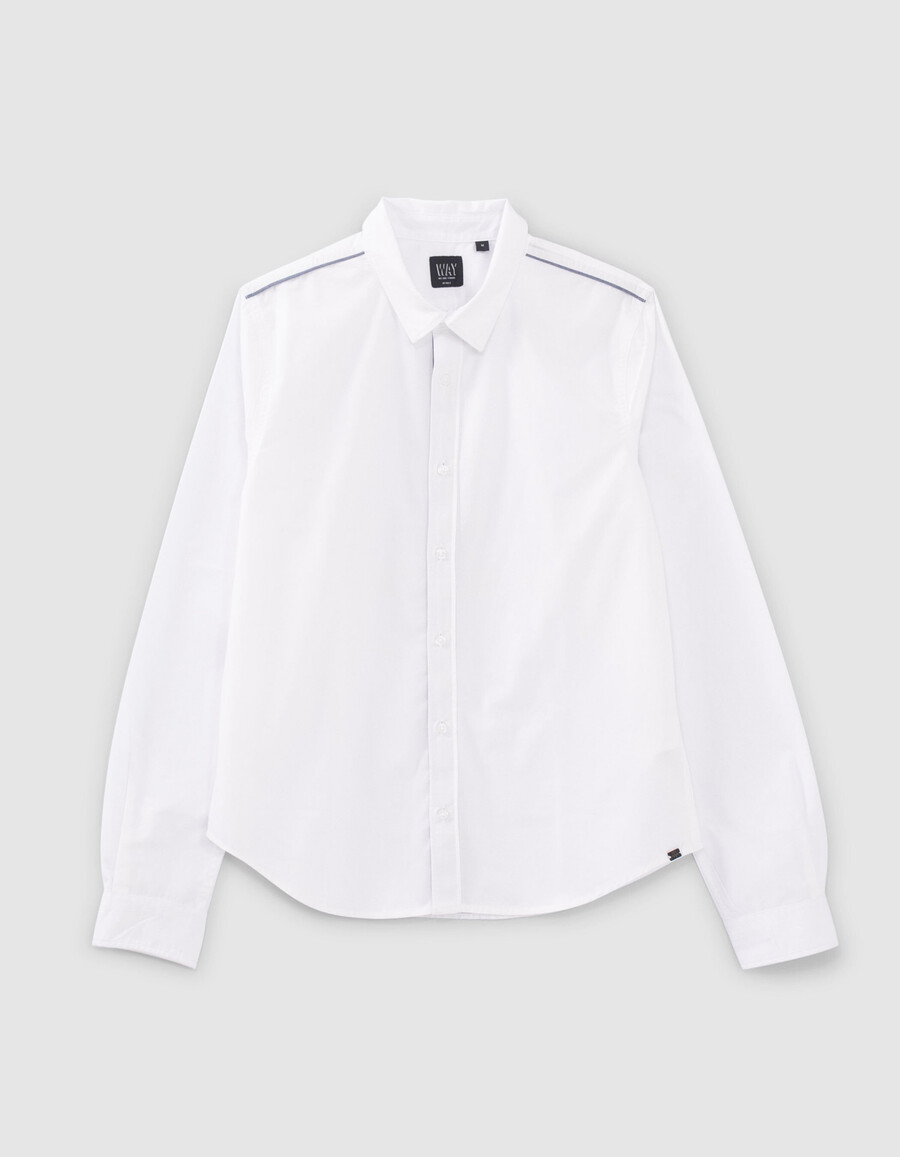 camicia bianca da ragazzo